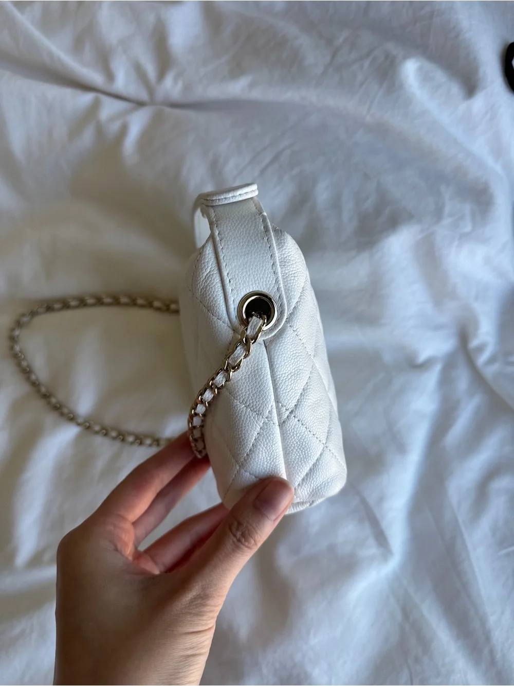 CHANEL authentic white